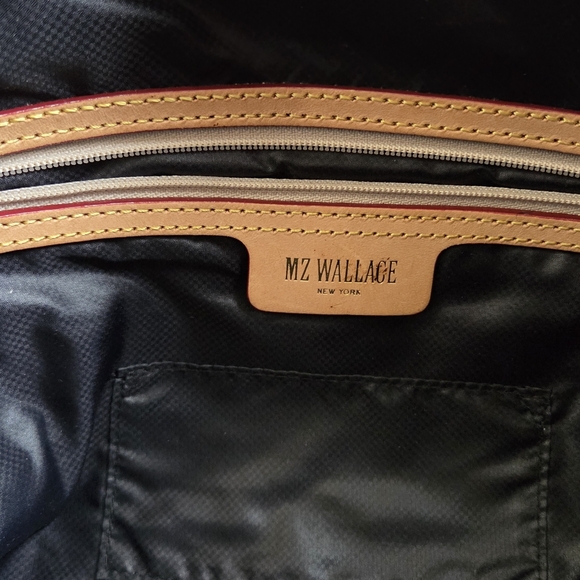 MZ Wallace Crosby Traveler Black Quilted Tote Bag - Picture 9 of 15